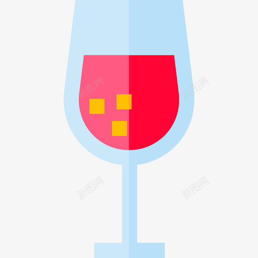 酒杯巴黎5号扁平图标svg_新图网 https://ixintu.com 巴黎5号 扁平 酒杯