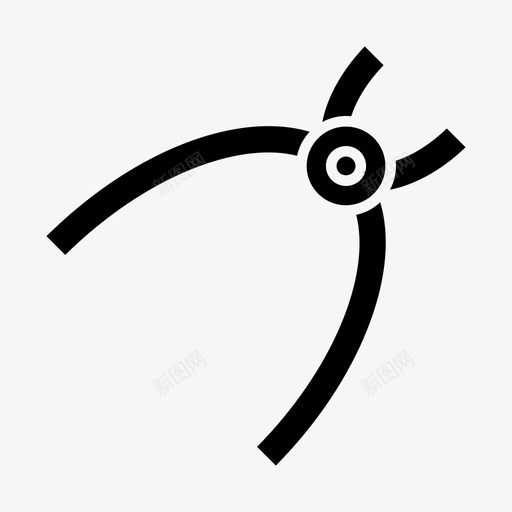 镊子牙科钳钳子图标svg_新图网 https://ixintu.com 健康标志 医院 护理 拔牙钳 牙科钳 牙钳 钳子 镊子