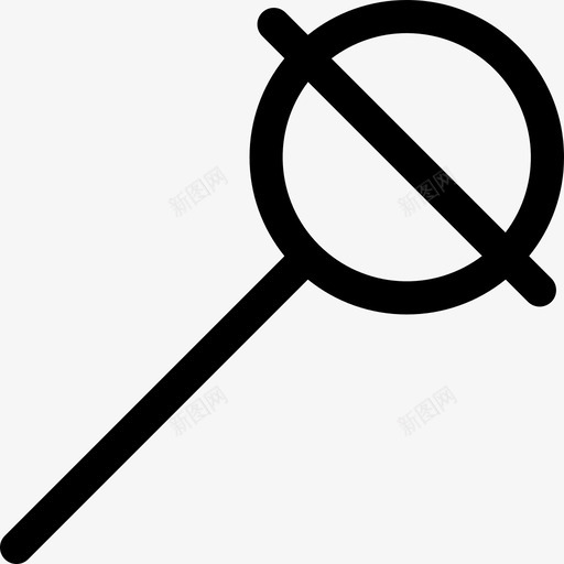 棒棒糖冬季13直线型图标svg_新图网 https://ixintu.com 冬季13 棒棒糖 直线型