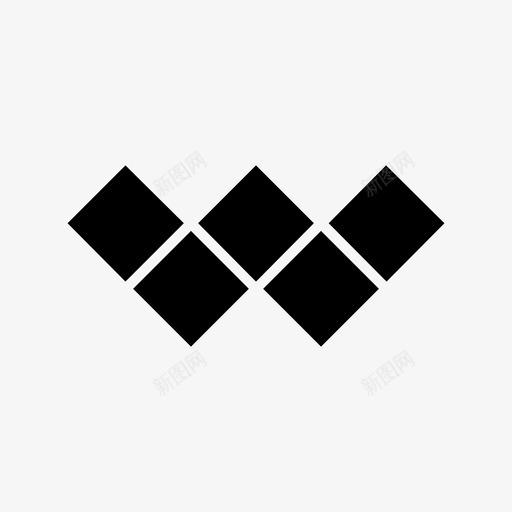 五多边形拼图图标svg_新图网 https://ixintu.com 五 十二 多边形 拼图 正方形