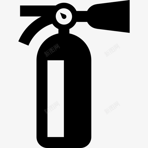 灭火器26号工具实心图标svg_新图网 https://ixintu.com 26号工具 实心 救火工具 灭火器