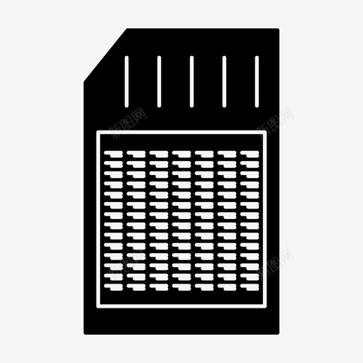 卡片电话硬件内存图标svg_新图网 https://ixintu.com microsd sim卡 内存 办公 卡片电话 商务 工作 技术 技术字形 硬件