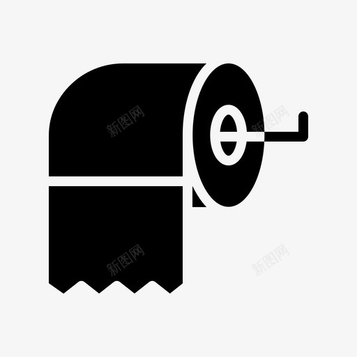 纸张清洁用品卫生纸图标svg_新图网 https://ixintu.com 卫生纸 毛巾 清洁用品 纸巾 纸张