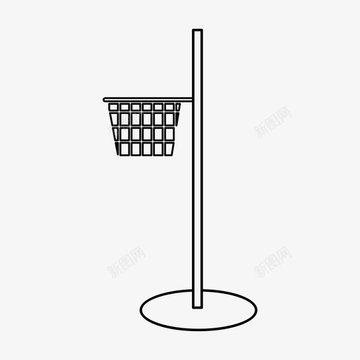 篮球圈打球运动图标svg_新图网 https://ixintu.com 体育 学校 打球 教育 篮球圈 运动