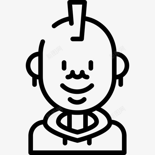 朋克阿凡达11直系图标svg_新图网 https://ixintu.com 朋克 直系 阿凡达11