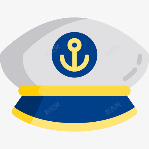 船长海豹3号扁平图标svg_新图网 https://ixintu.com 扁平 海豹3号 船长