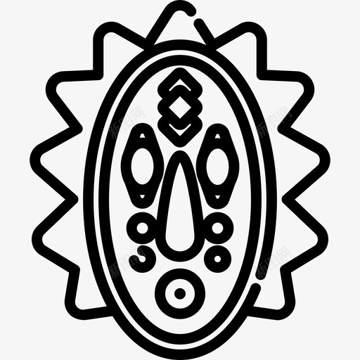 面具波西米亚风格3线性图标svg_新图网 https://ixintu.com 波西米亚风格3 线性 面具