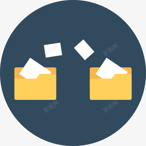 文件夹商业广告统计循环图标svg_新图网 https://ixintu.com 商业广告统计 循环 文件夹