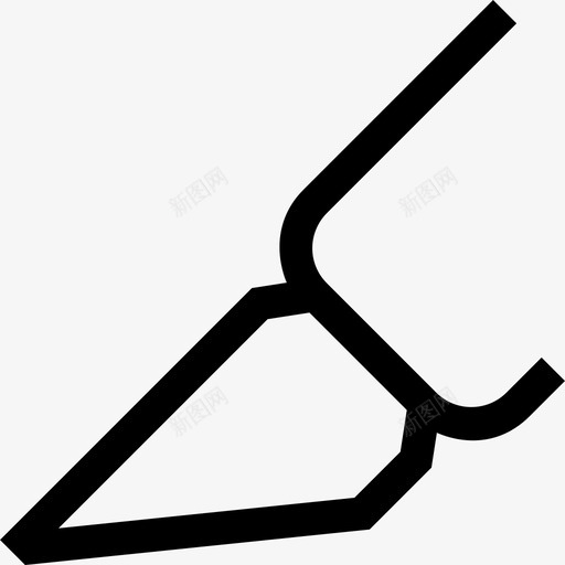 切割编辑工具2线性图标svg_新图网 https://ixintu.com 切割 矢量编辑工具2 线性