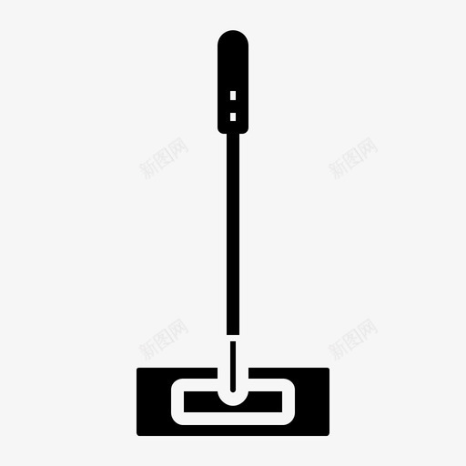 拖把棒清洁卫生图标svg_新图网 https://ixintu.com 卫生 开关 拖把棒 清洁
