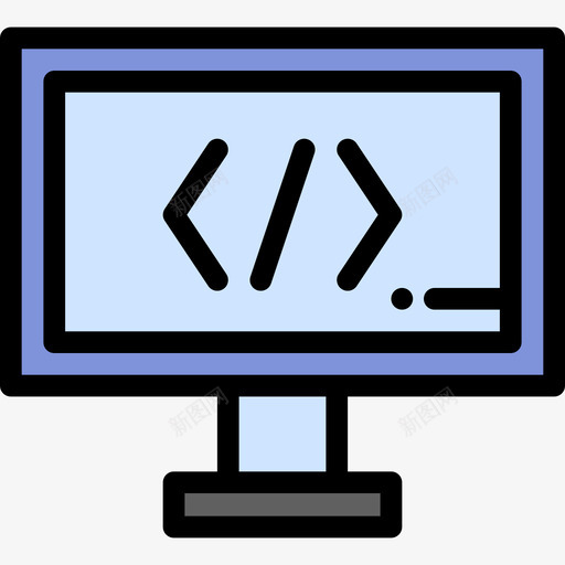 计算机搜索引擎优化开发4线性颜色图标svg_新图网 https://ixintu.com 搜索引擎优化开发4 线性颜色 计算机