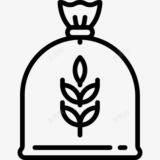 粮食农业5线性图标svg_新图网 https://ixintu.com 农业5 粮食 线性