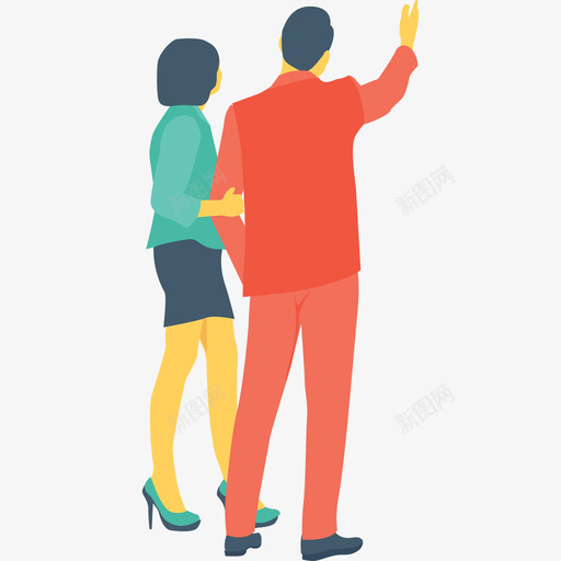 夫妇人类公寓图标svg_新图网 https://ixintu.com 人类 公寓 夫妇