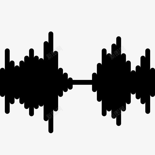 录音音频均衡器图标svg_新图网 https://ixintu.com 均衡器 声波 声音 录音 音频