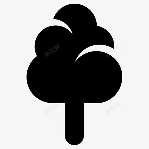 树木绿树自然图标svg_新图网 https://ixintu.com 树叶生态园林天然林 树木 树木自然 植物 绿树 自然