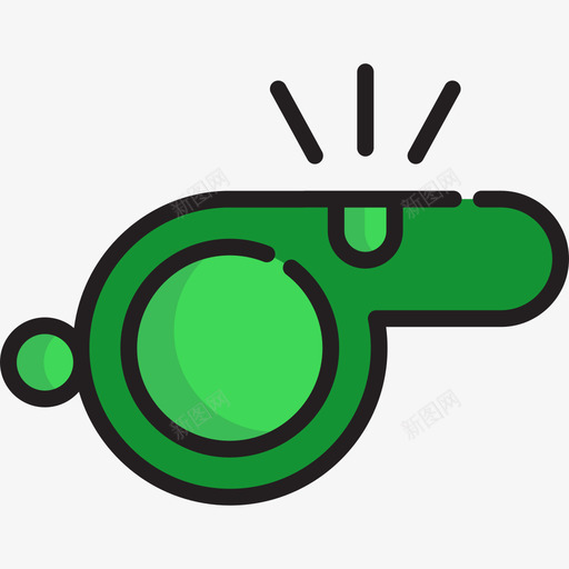 哨子足球队线颜色图标svg_新图网 https://ixintu.com 哨子 线颜色 足球队