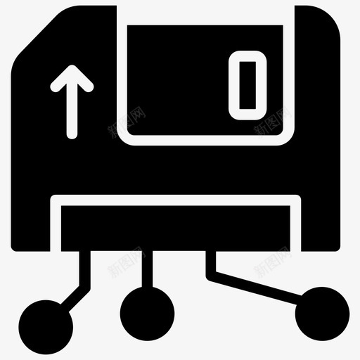 软盘驱动器内存存储图标svg_新图网 https://ixintu.com 保存 内存存储 存储设备 技术符号图标 软盘 软盘驱动器 驱动器