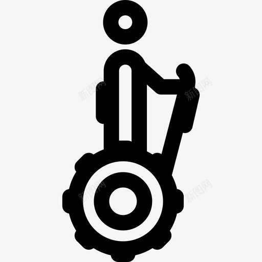 赛格威自平衡电动滑板车5直线型图标svg_新图网 https://ixintu.com 直线型 自平衡电动滑板车5 赛格威