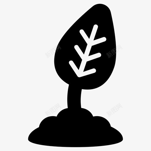 植物园艺绿色图标svg_新图网 https://ixintu.com 园艺 树叶 树叶生态园林天然森林 树木自然 植物 绿色 自然