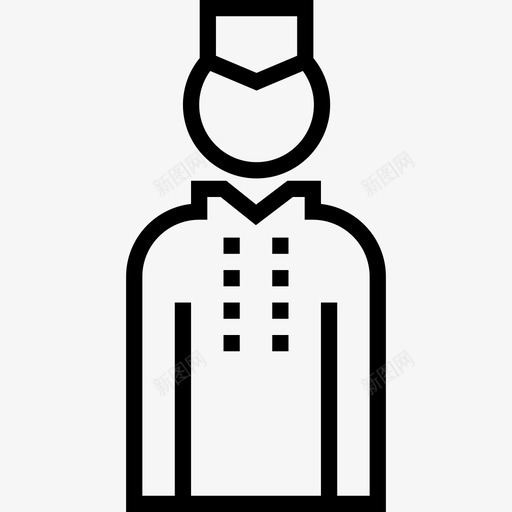酒店服务生36号酒店线性图标svg_新图网 https://ixintu.com 36号酒店 线性 酒店服务生