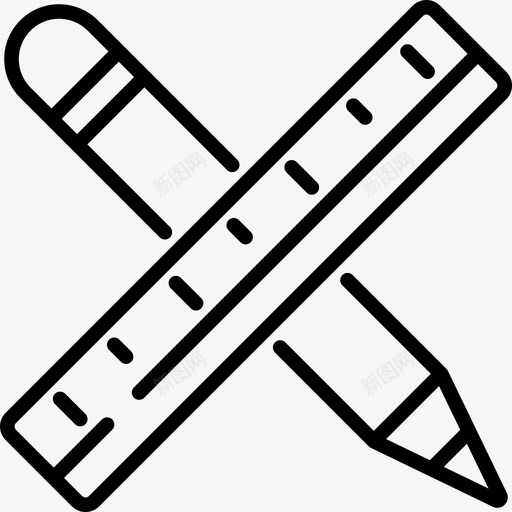 学校材料diy工艺品6线性图标svg_新图网 https://ixintu.com diy工艺品6 学校材料 线性
