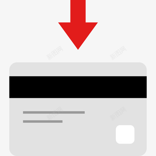 信用卡商业和创业公司持平图标svg_新图网 https://ixintu.com 信用卡 商业和创业公司 持平