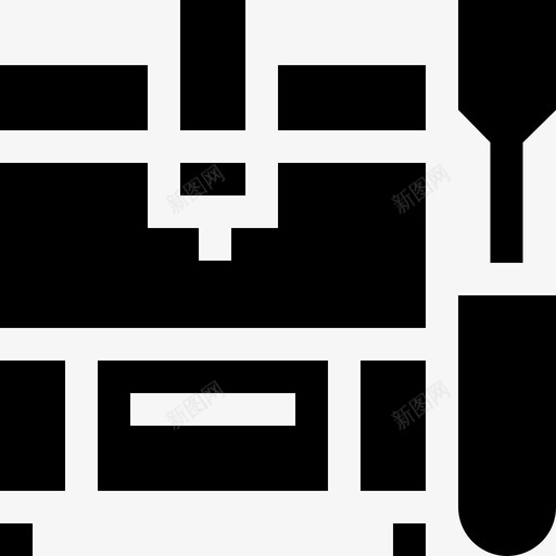 3d打印机技术支持3已填充图标svg_新图网 https://ixintu.com 3d打印机 已填充 技术支持3