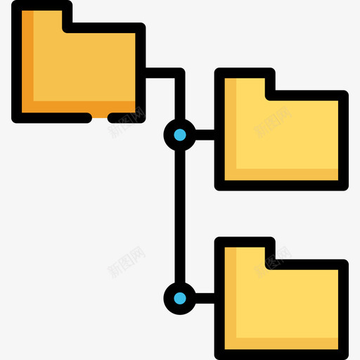 文件夹web宿主7线性颜色图标svg_新图网 https://ixintu.com web宿主7 文件夹 线性颜色