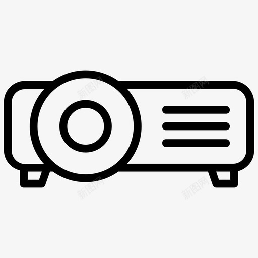 投影仪电影院投影仪设备图标svg_新图网 https://ixintu.com 技术线图标 投影仪 投影仪设备 电影院 视频设备