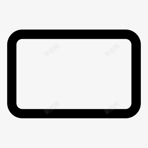 矩形弯头字段图标svg_新图网 https://ixintu.com 几何图形 字段 平面 弯头 矩形