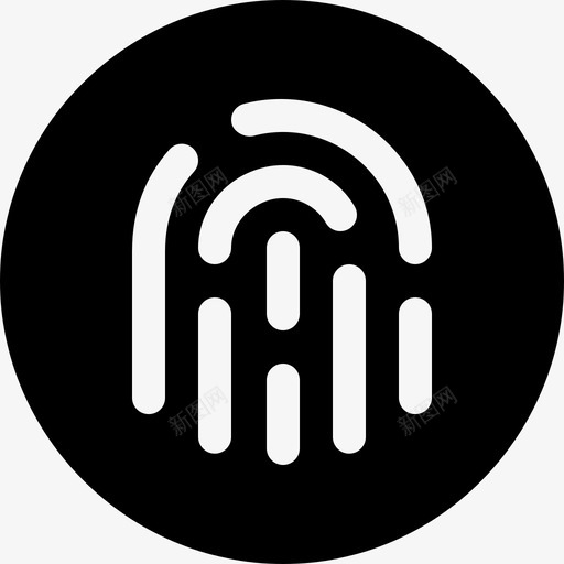 指纹犯罪调查9已填写图标svg_新图网 https://ixintu.com 已填写 指纹 犯罪调查9