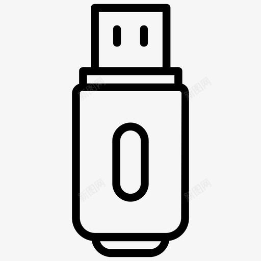 U盘数据传输闪存图标svg_新图网 https://ixintu.com U盘 存储设备 技术线图标 数据传输 闪存