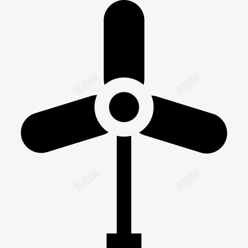 风车气候变化3填充图标svg_新图网 https://ixintu.com 填充 气候变化3 风车