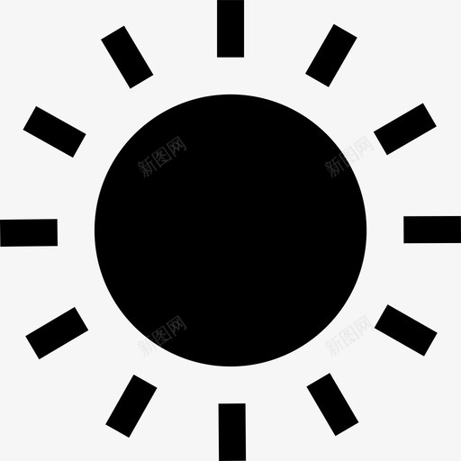 太阳自然17充满图标svg_新图网 https://ixintu.com 充满 太阳 自然17