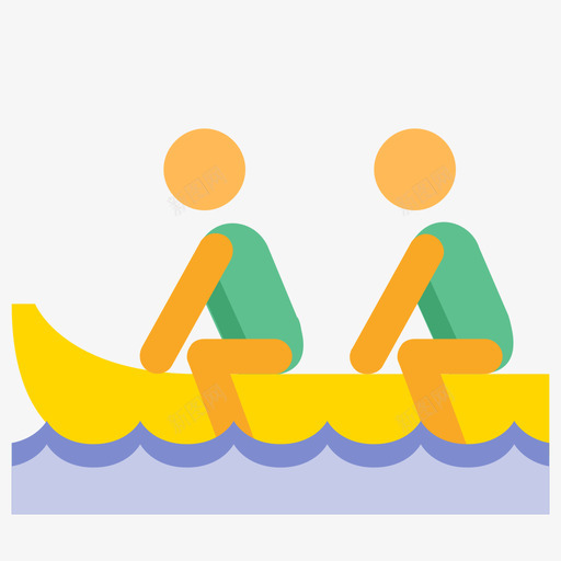 香蕉船svg_新图网 https://ixintu.com 香蕉船 banana_ride