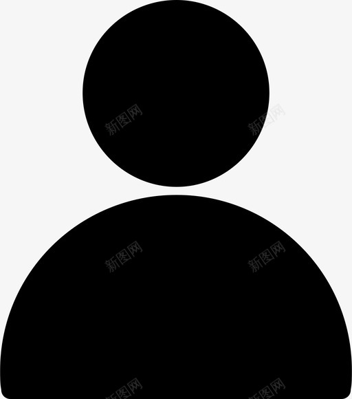 个人资料账户人图标svg_新图网 https://ixintu.com 个人资料 人 用户档案 账户