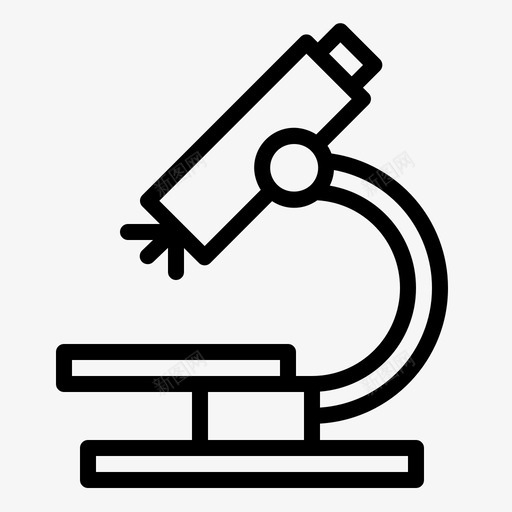 显微镜化学实验图标svg_新图网 https://ixintu.com 化学 实验 实验室 显微镜 研究 药品生产线