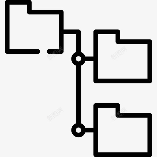 文件夹web宿主5线性图标svg_新图网 https://ixintu.com web宿主5 文件夹 线性