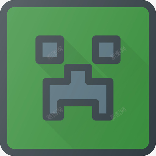 Minecraft视频游戏4线性颜色图标svg_新图网 https://ixintu.com Minecraft 线性颜色 视频游戏4
