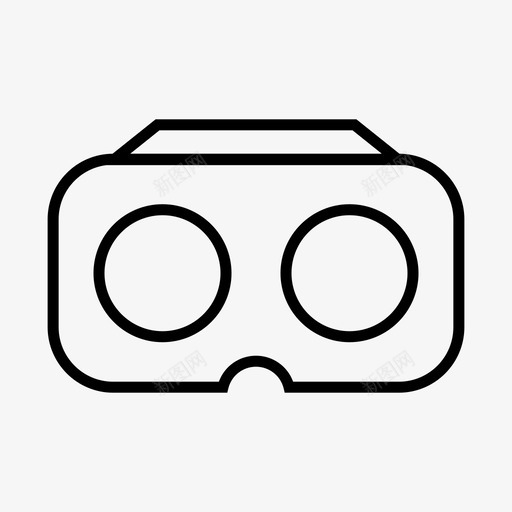 虚拟现实360视图虚拟现实护目镜图标svg_新图网 https://ixintu.com 360视图 虚拟现实 虚拟现实护目镜