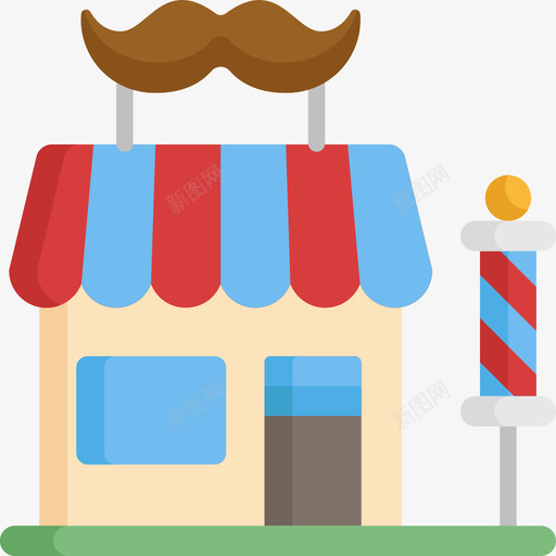 理发店理发店3公寓图标svg_新图网 https://ixintu.com 公寓 理发店 理发店3