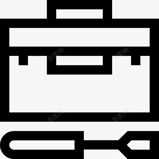 工具箱技术支持4线性图标svg_新图网 https://ixintu.com 工具箱 技术支持4 线性