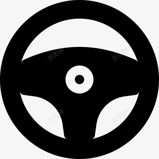 方向盘电机座圈8已填充图标svg_新图网 https://ixintu.com 已填充 方向盘 电机座圈8