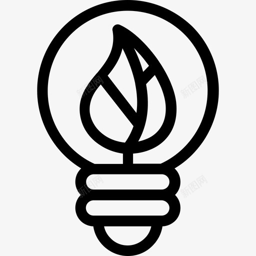 绿色能源绿色能源3线性图标svg_新图网 https://ixintu.com 线性 绿色能源 绿色能源3