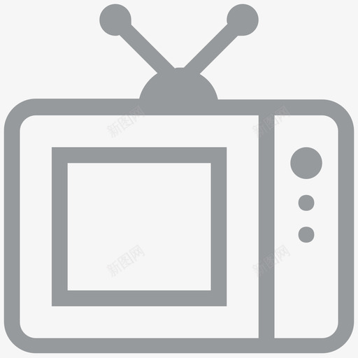 卫星电视svg_新图网 https://ixintu.com 卫星电视 Icon Set-02-46