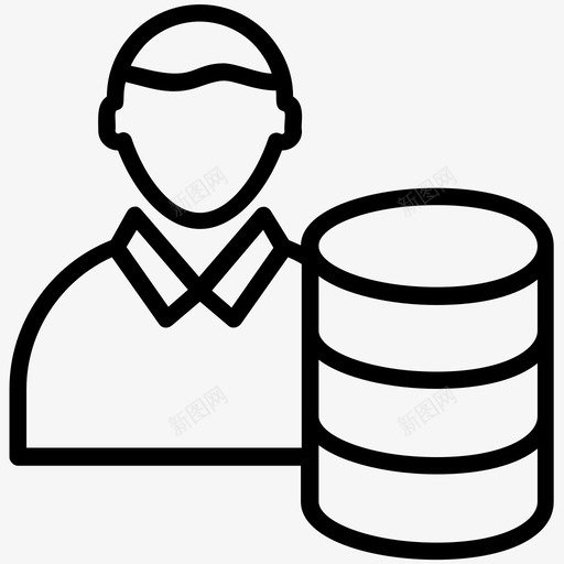 数据库管理员客户机管理员服务器管理员图标svg_新图网 https://ixintu.com 客户机管理员 数据库管理员 数据库行图标 服务器管理员