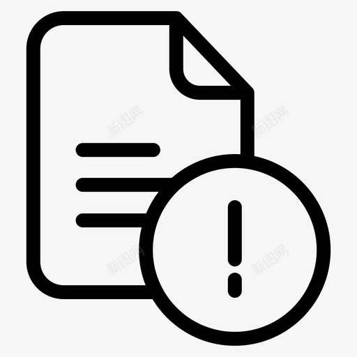 文件信息页面图标svg_新图网 https://ixintu.com 信息 文件 页面