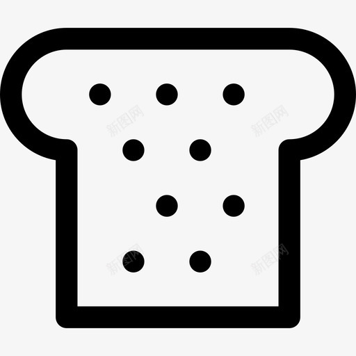 面包健康食品7直系图标svg_新图网 https://ixintu.com 健康食品7 直系 面包