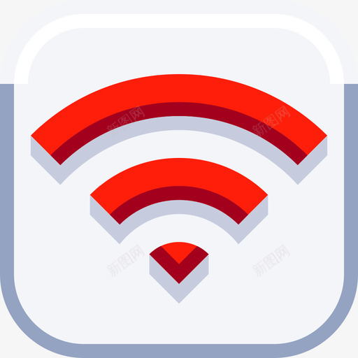 Wifi联系通讯3扁平图标svg_新图网 https://ixintu.com Wifi 扁平 联系通讯3