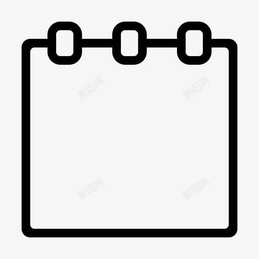 备忘录清单笔记图标svg_新图网 https://ixintu.com 任务 便笺 备忘录 清单 笔记